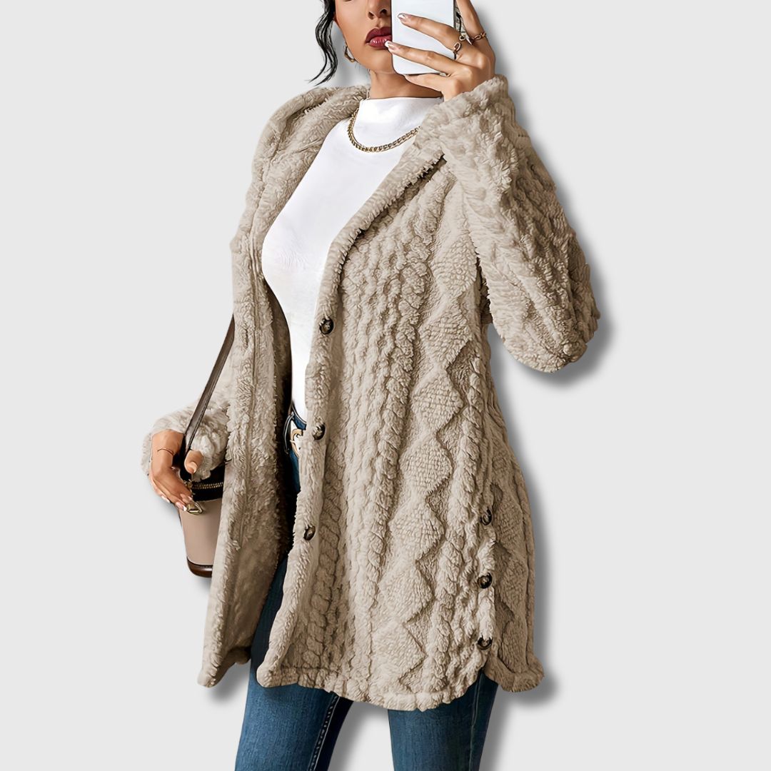 Élodie | Manteau élégant à capuche