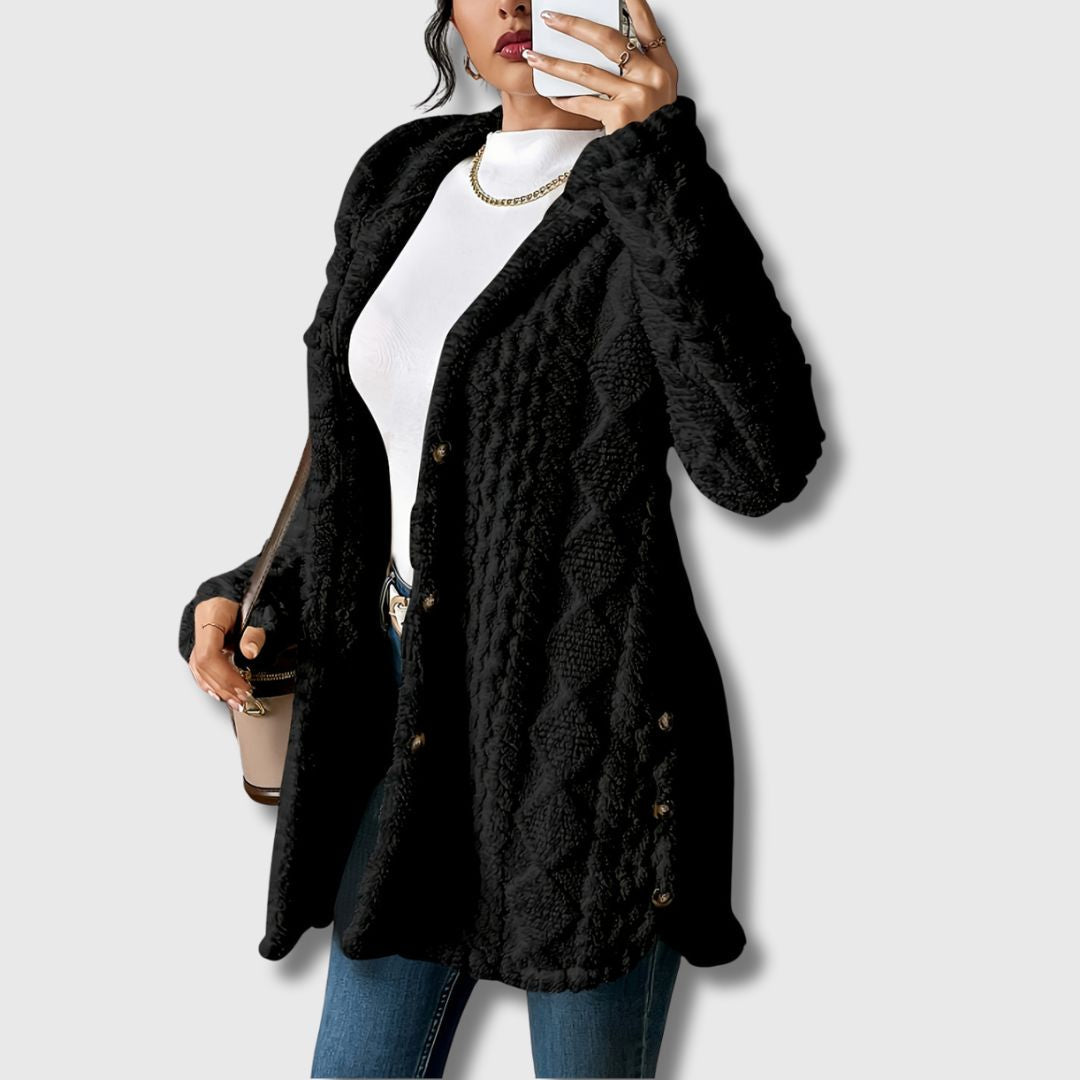Élodie | Manteau élégant à capuche