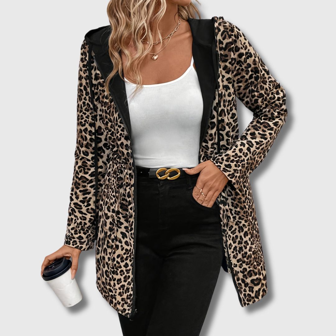 Sophie | Veste Léopard Élégante