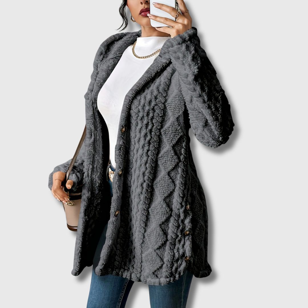 Élodie | Manteau élégant à capuche