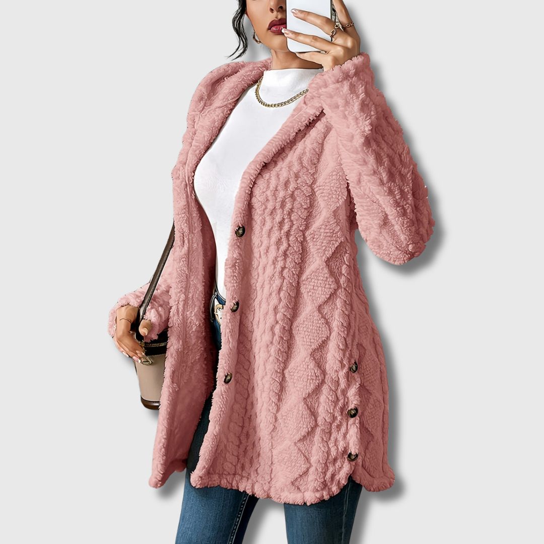 Élodie | Manteau élégant à capuche