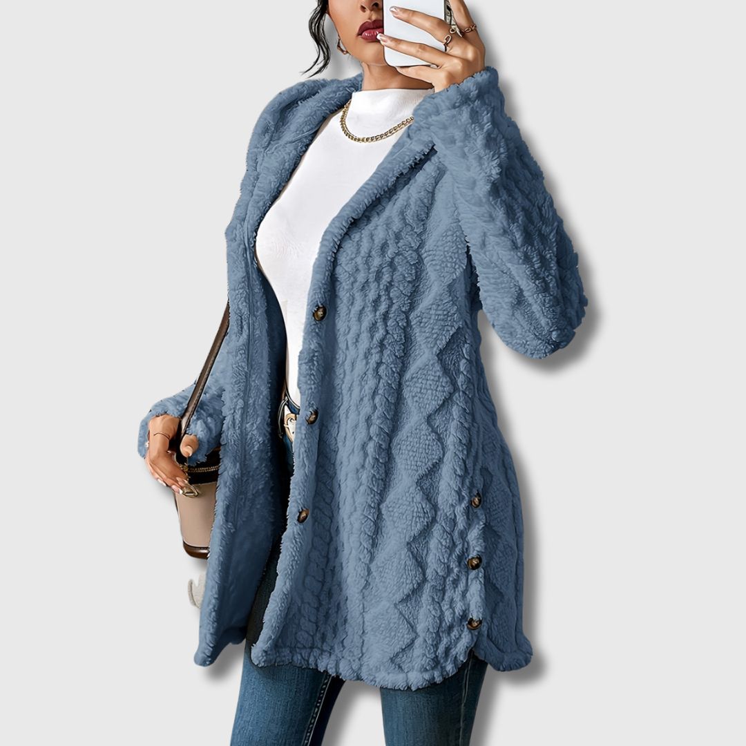 Élodie | Manteau élégant à capuche