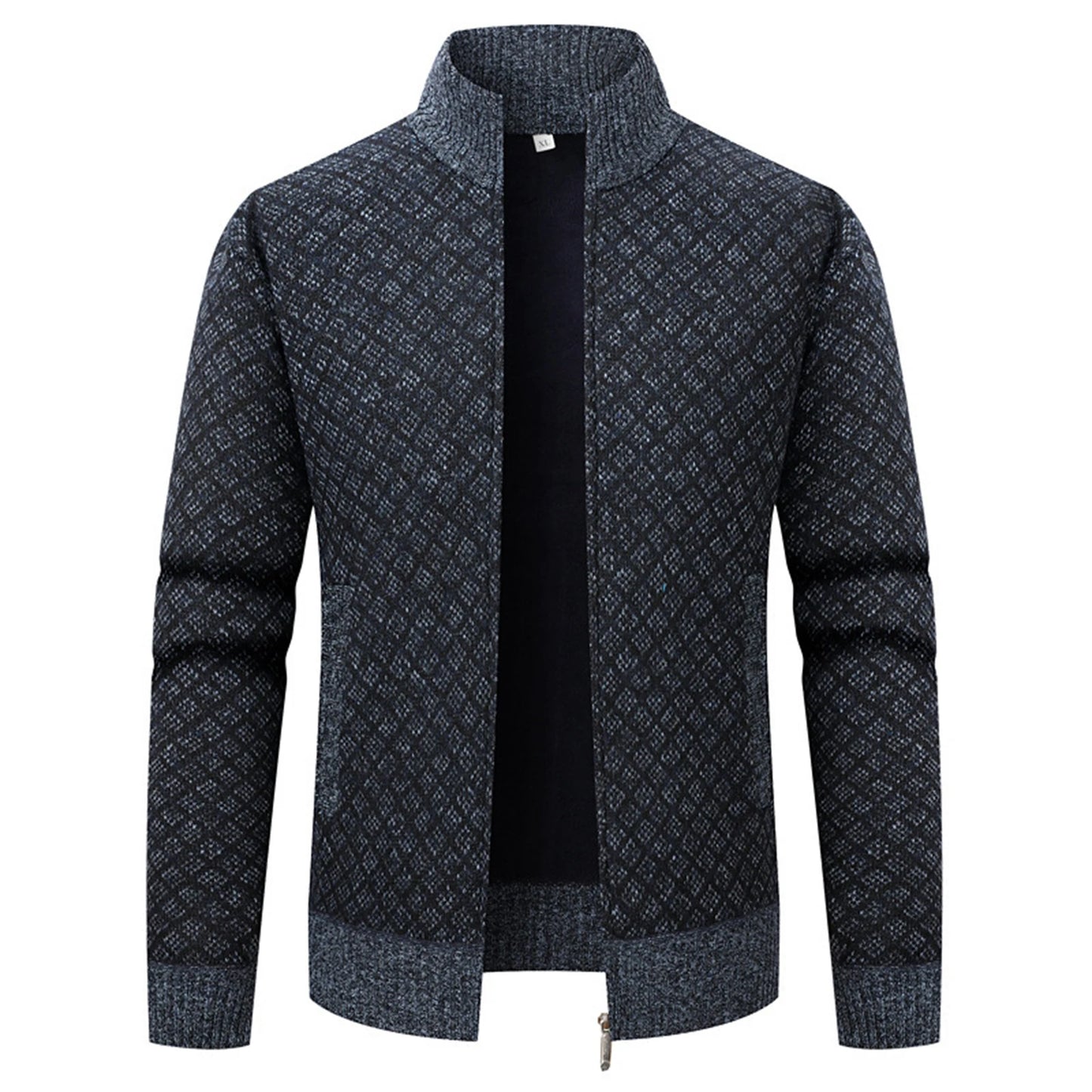Jean - Veste décontractée à col montant, coupe ajustée pour un confort optimal, parfaite pour la saison.