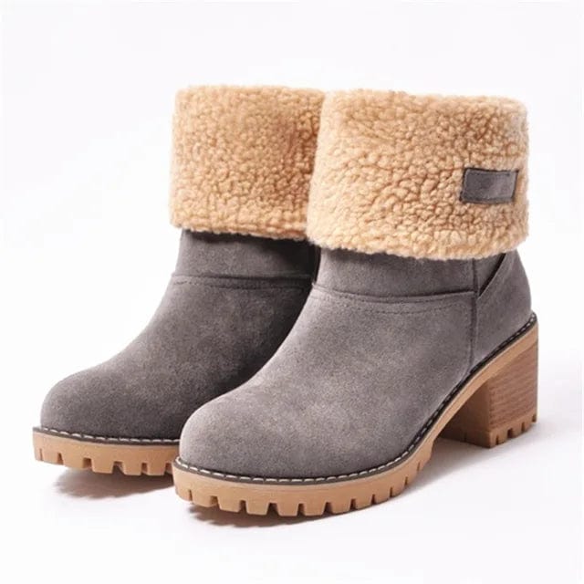 La Maison Élise® | Mi-Mollet en Laine Bottes