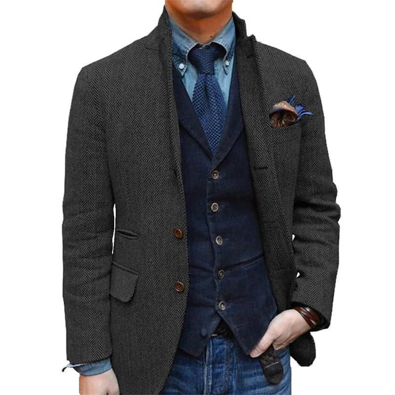 Jean-Pierre - Élégance intemporelle, coupe slim parfaite, confort décontracté, laine de qualité supérieure.