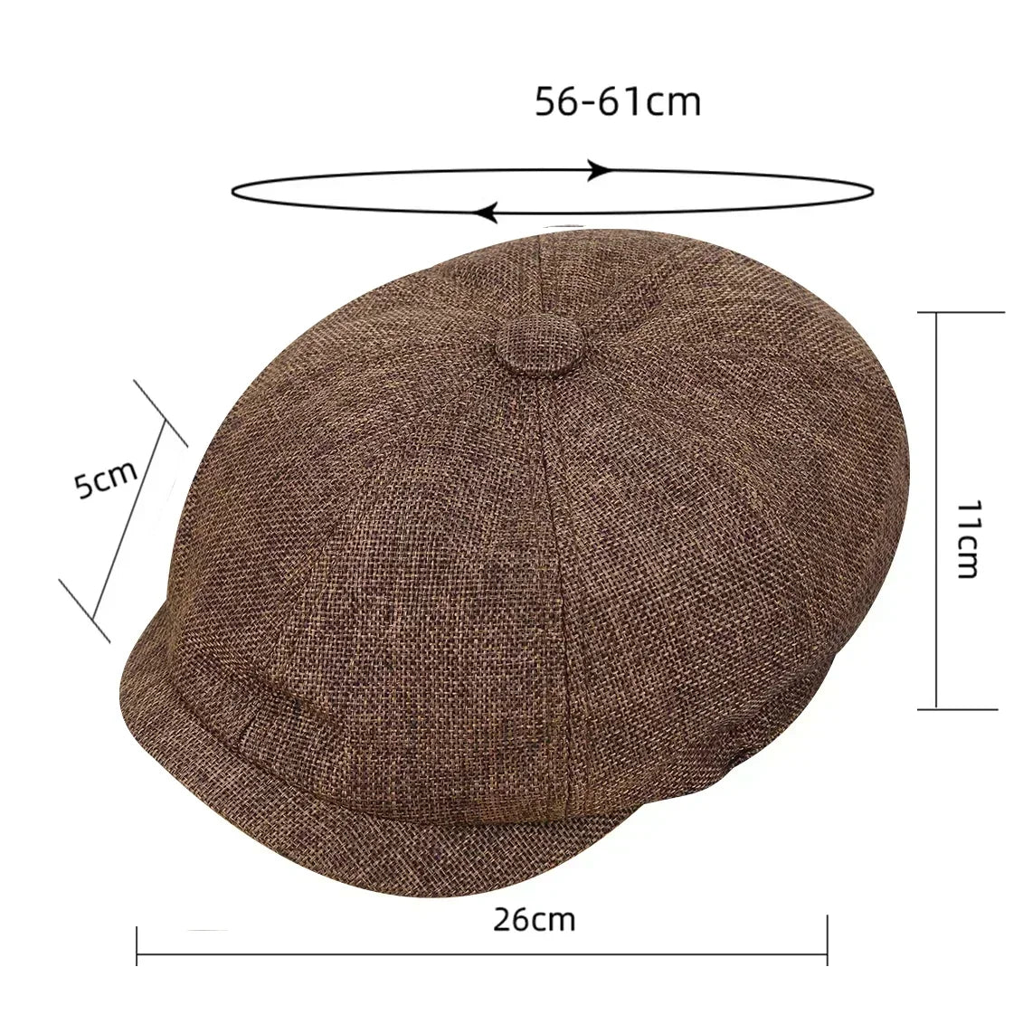 Shelby | Casquette Octogonale Vintage | Style Intemporel