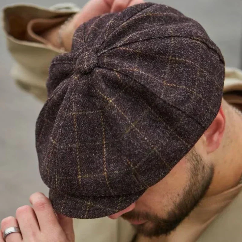 Shelby | Casquette Octogonale Vintage | Style Intemporel