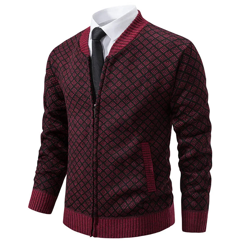 Marc | Warm Wool Zipper Cardigan - Ideal for Chilly Days!