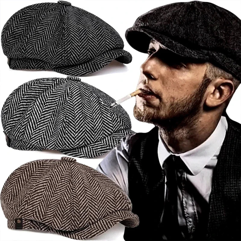 Shelby | Casquette Octogonale Vintage | Style Intemporel