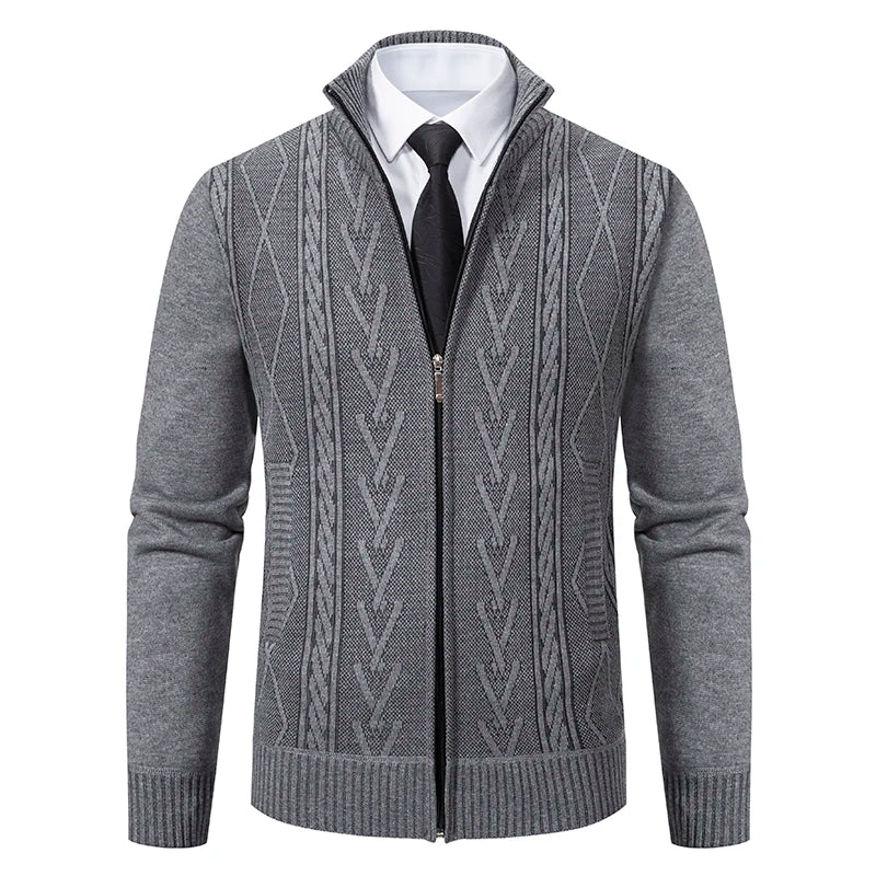 Paul – Pull Tricoté Épais Doublé, Chaud et Élégant pour l’Automne-Hiver