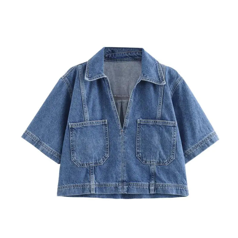 Hellen® | Ensemble en Denim à Col V