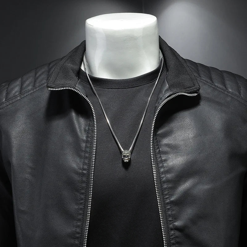 Alexandre | Veste Motard en Similicuir pour Homme
