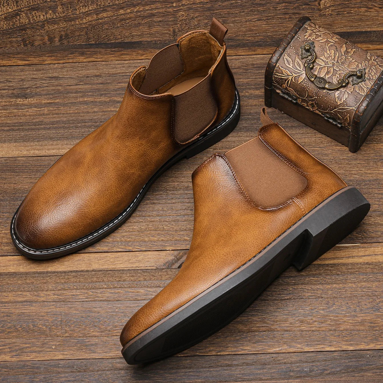 Élodie" | "Bottines Chelsea Cèdre