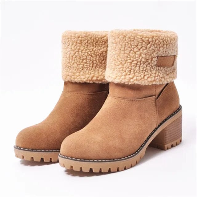 La Maison Élise® | Mi-Mollet en Laine Bottes