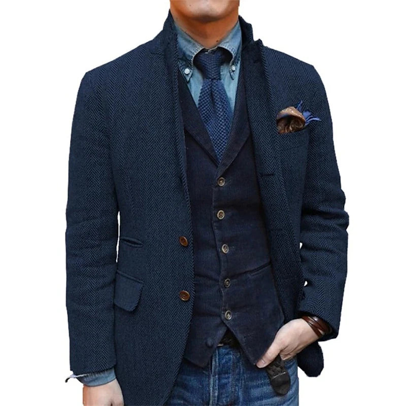 Jean-Pierre - Élégance intemporelle, coupe slim parfaite, confort décontracté, laine de qualité supérieure.