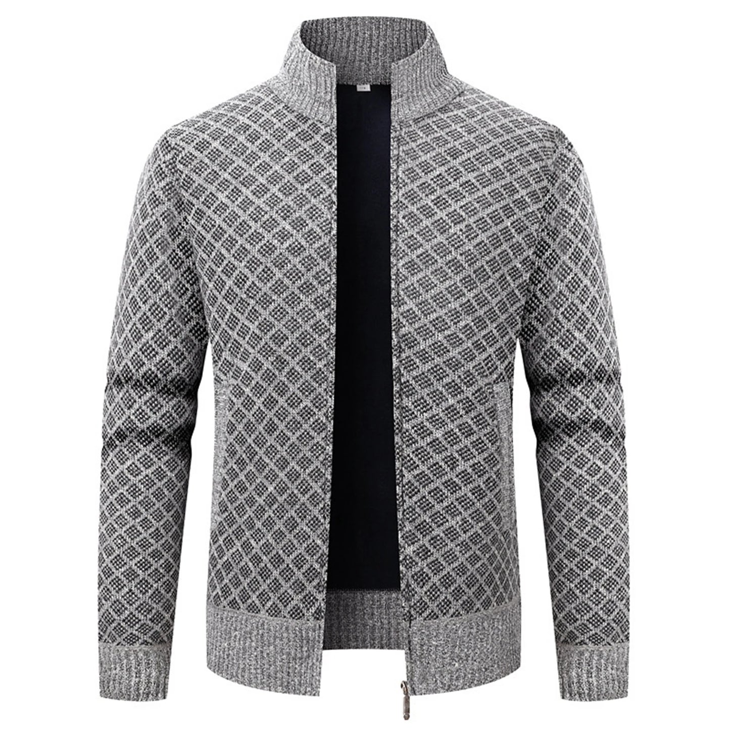 Jean - Veste décontractée à col montant, coupe ajustée pour un confort optimal, parfaite pour la saison.