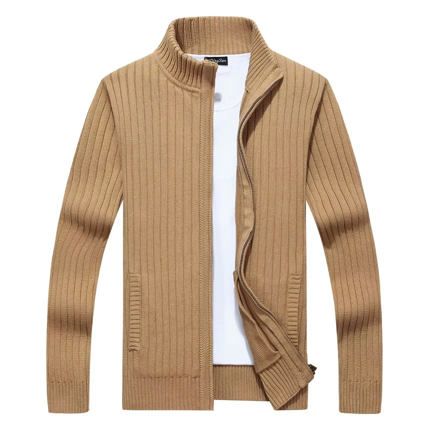 Jean: Veste Zippée Épaissie pour Hommes - Confort et Style pour le Printemps et l'Automne