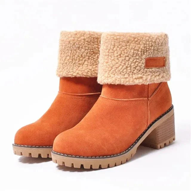 La Maison Élise® | Mi-Mollet en Laine Bottes