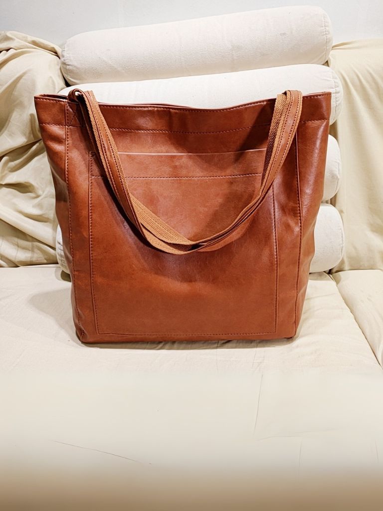 Sabine Leather Waxed Bag