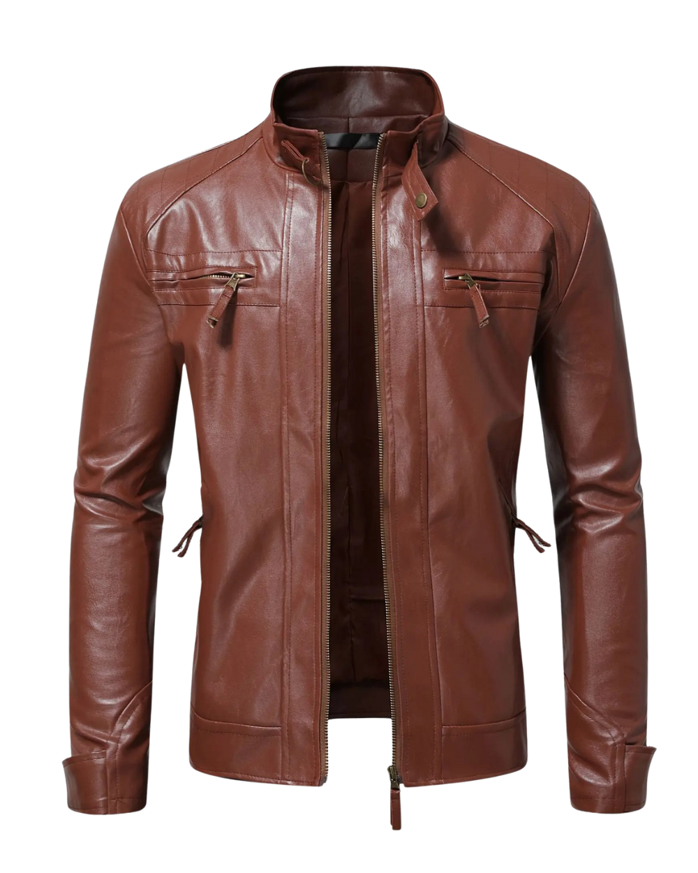 Sébastien | Blouson Motard en Similicuir pour Homme