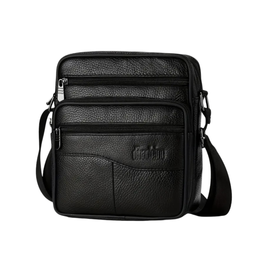 Carter - Sac à bandoulière multifonction en cuir pour hommes