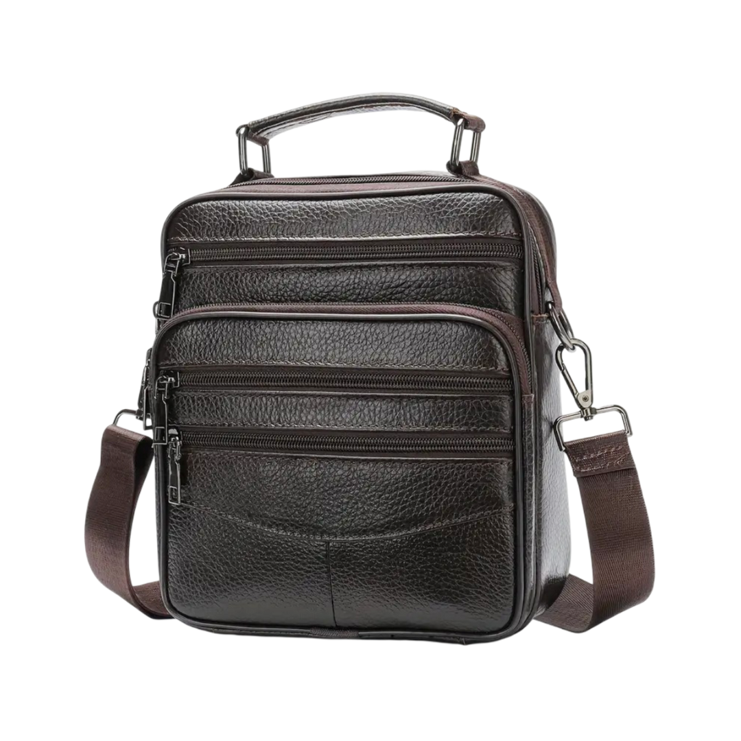 Jacob - Sac bandoulière rétro en cuir pour hommes