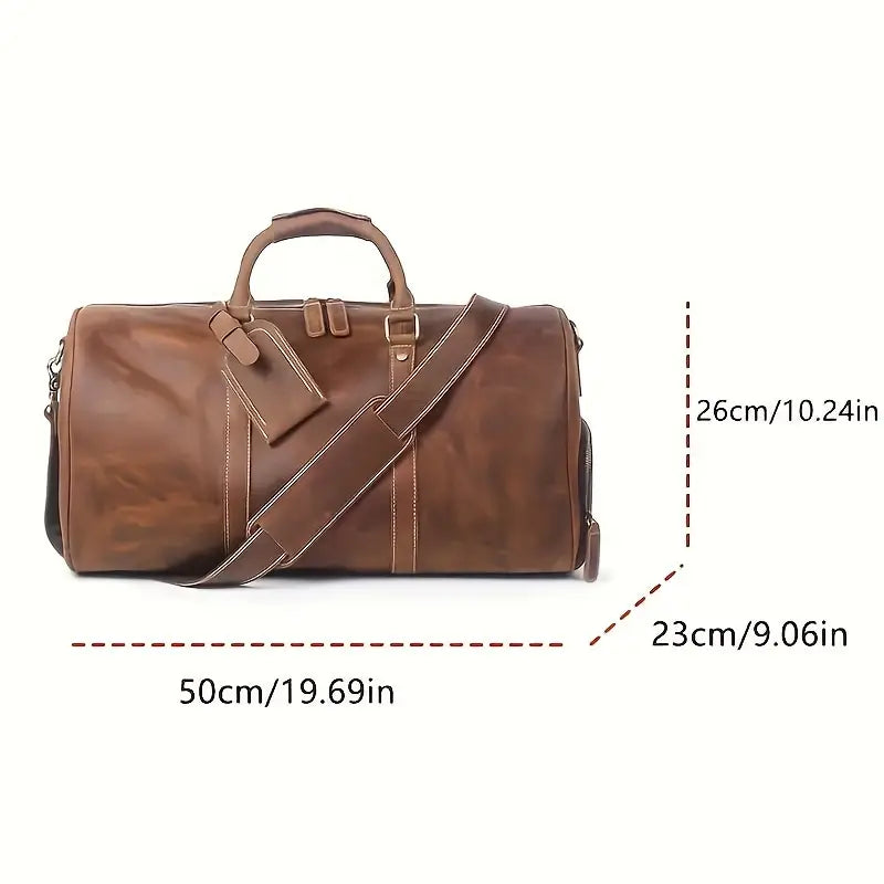 Joseph - Sac de Voyage en Cuir Grande Capacité