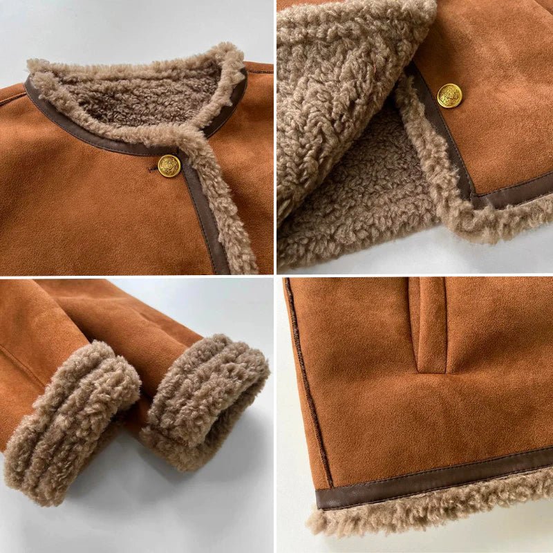 ANNA | Mouton Buttoned Vest