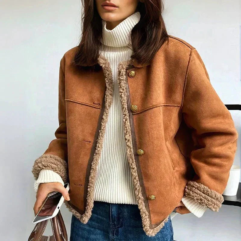 ANNA | Mouton Buttoned Vest