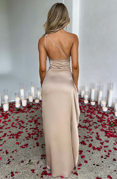 Génesis | Robe longue en satin