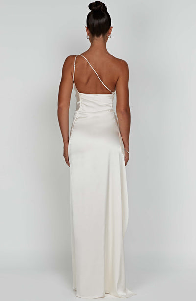Génesis | Robe longue en satin