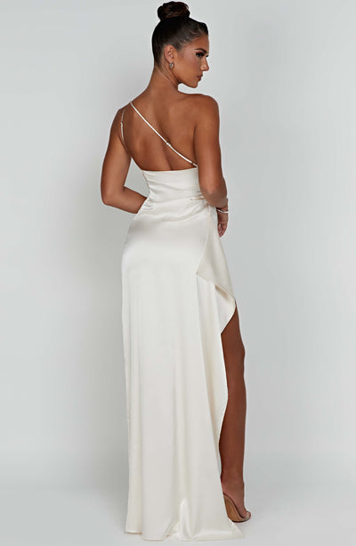 Génesis | Robe longue en satin