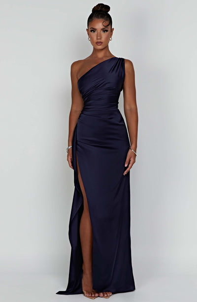 Génesis | Robe longue en satin