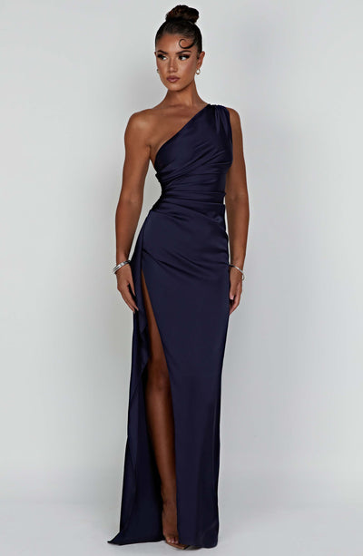 Génesis | Robe longue en satin