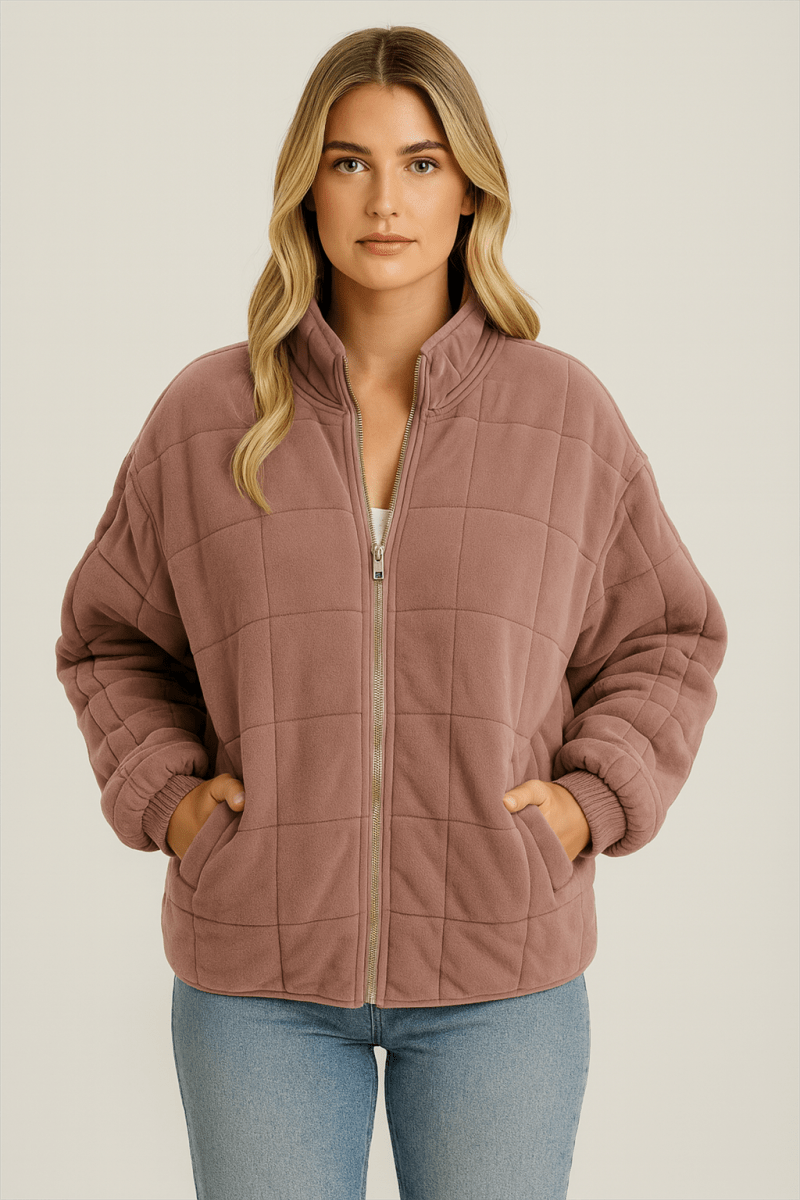 AUDREY - Veste Oversize Mi-Saison
