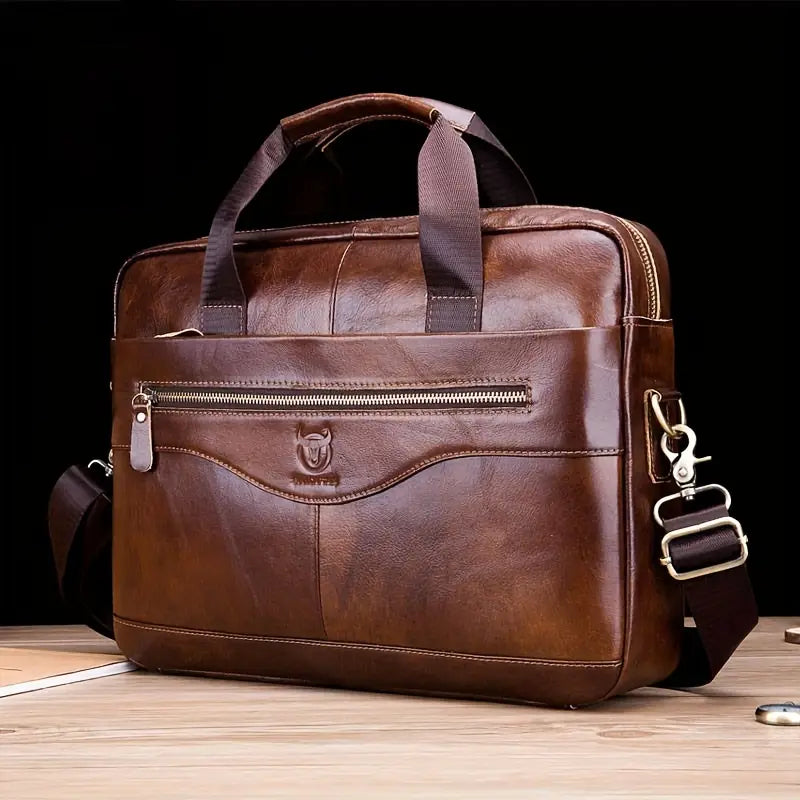 Jared - Sac messager en cuir à bandoulière