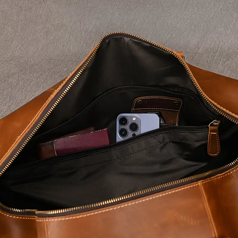 Joseph - Sac de Voyage en Cuir Grande Capacité