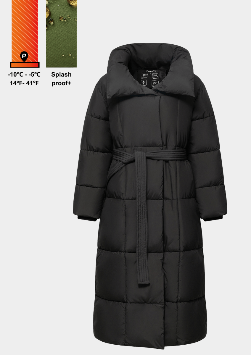 BLAIRE | Manteau Puffer Long Extra avec Boutons