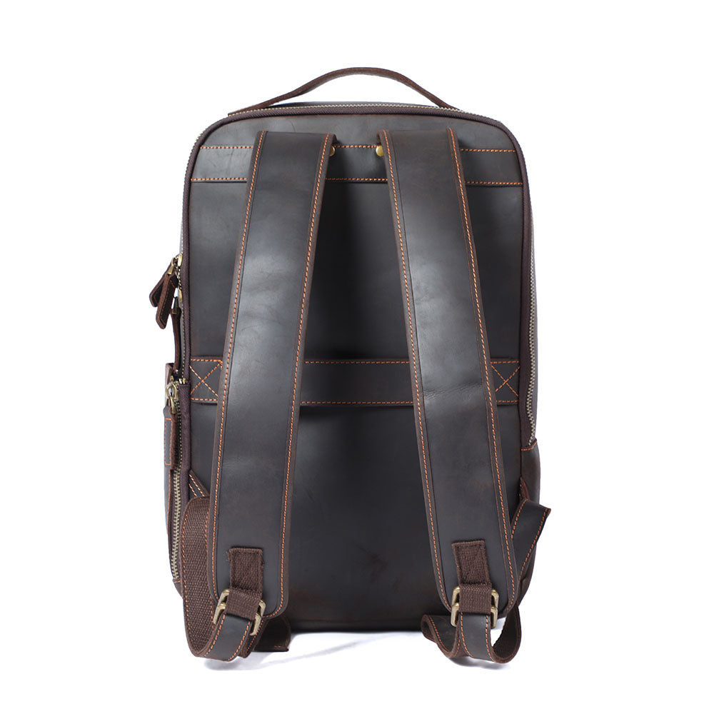 Andrew - Sac à dos en cuir pour ordinateur portable pour hommes