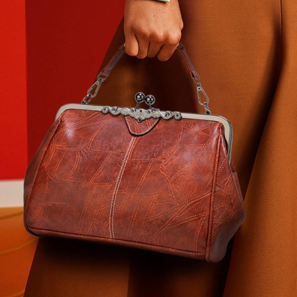 Sac à main vintage à fermeture à clip (ACHETEZ 1, OBTENEZ 1 GRATUIT)