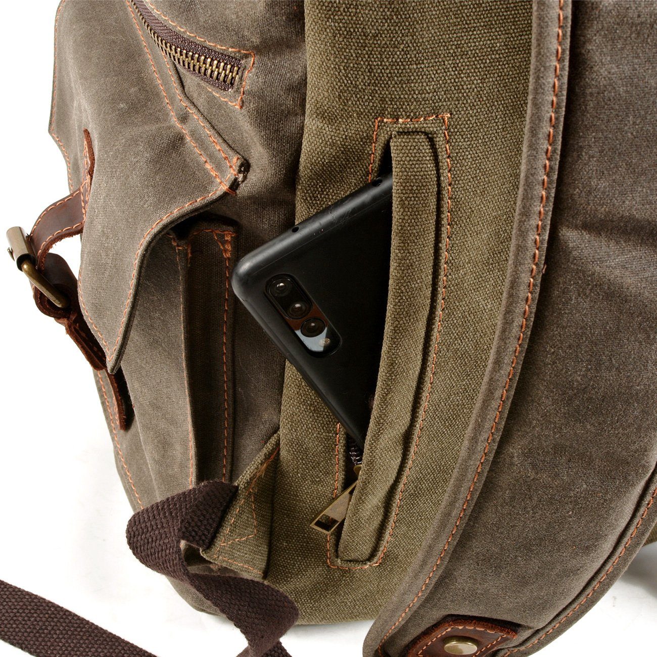Brian - Sac à dos en toile grande capacité
