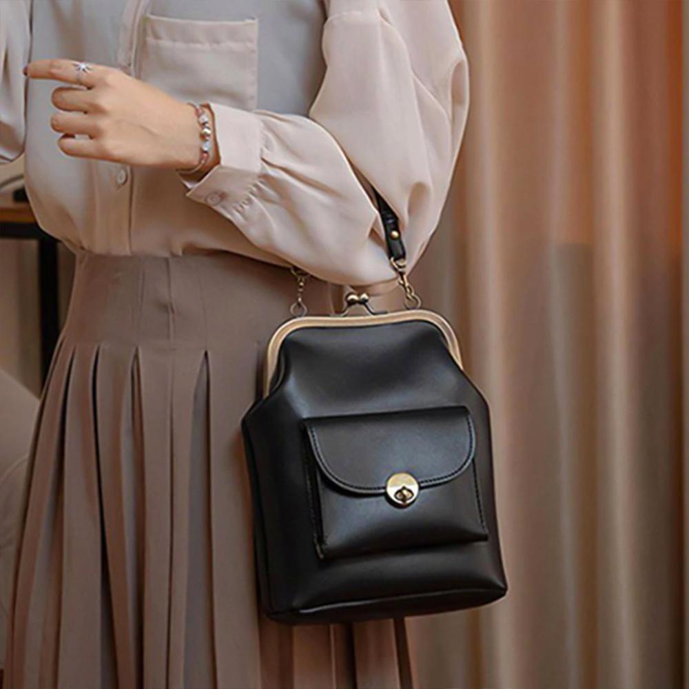 Sac Vintage à Fermeture à Baisers - L'Essentiel Rétro Chic de Clara (ACHETEZ 1 OBTENEZ 1 GRATUIT)