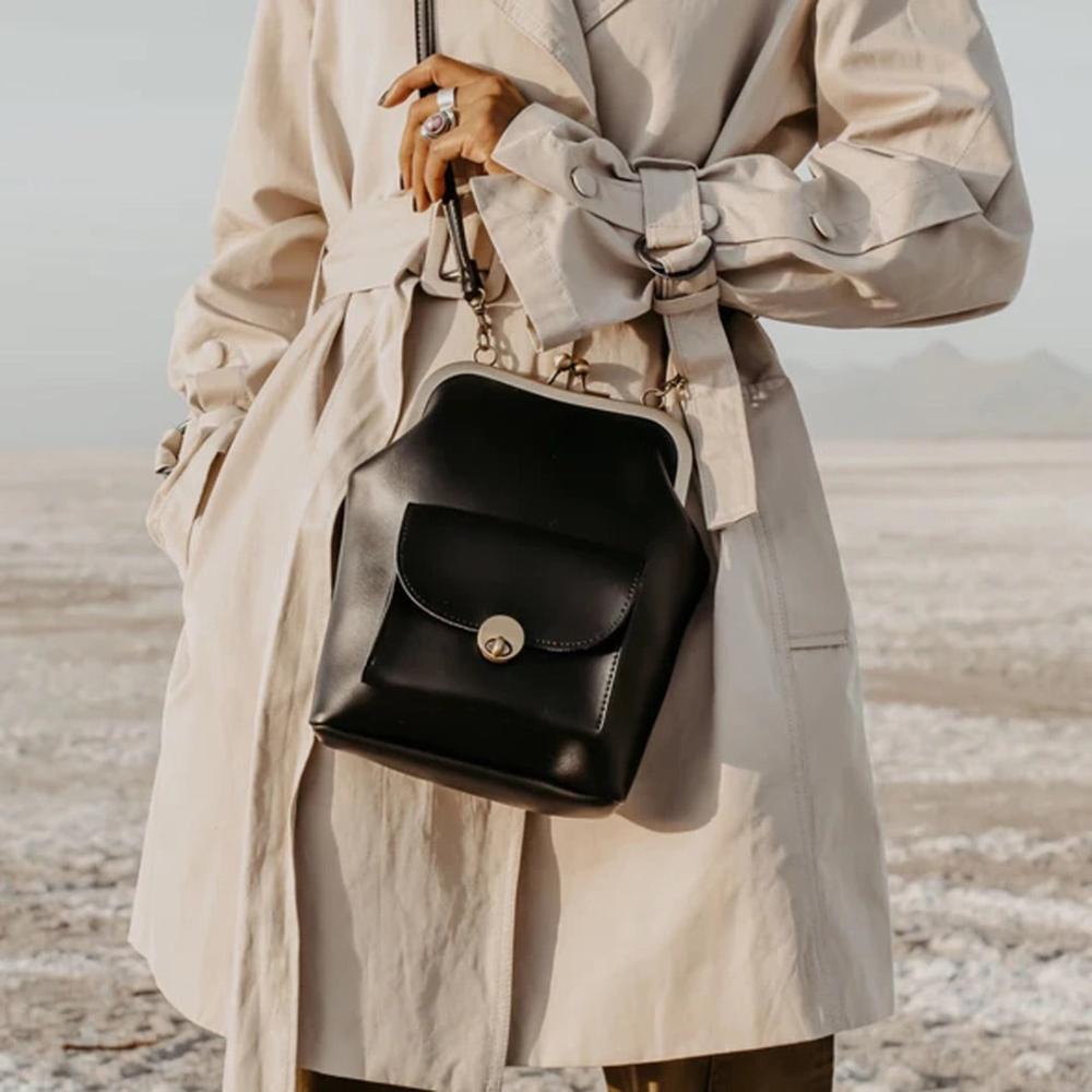 Sac Vintage à Fermeture à Baisers - L'Essentiel Rétro Chic de Clara (ACHETEZ 1 OBTENEZ 1 GRATUIT)