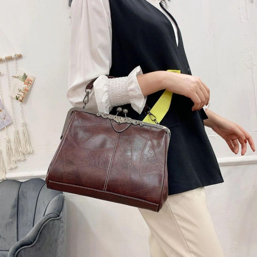 Sac à main vintage à fermeture à clip (ACHETEZ 1, OBTENEZ 1 GRATUIT)