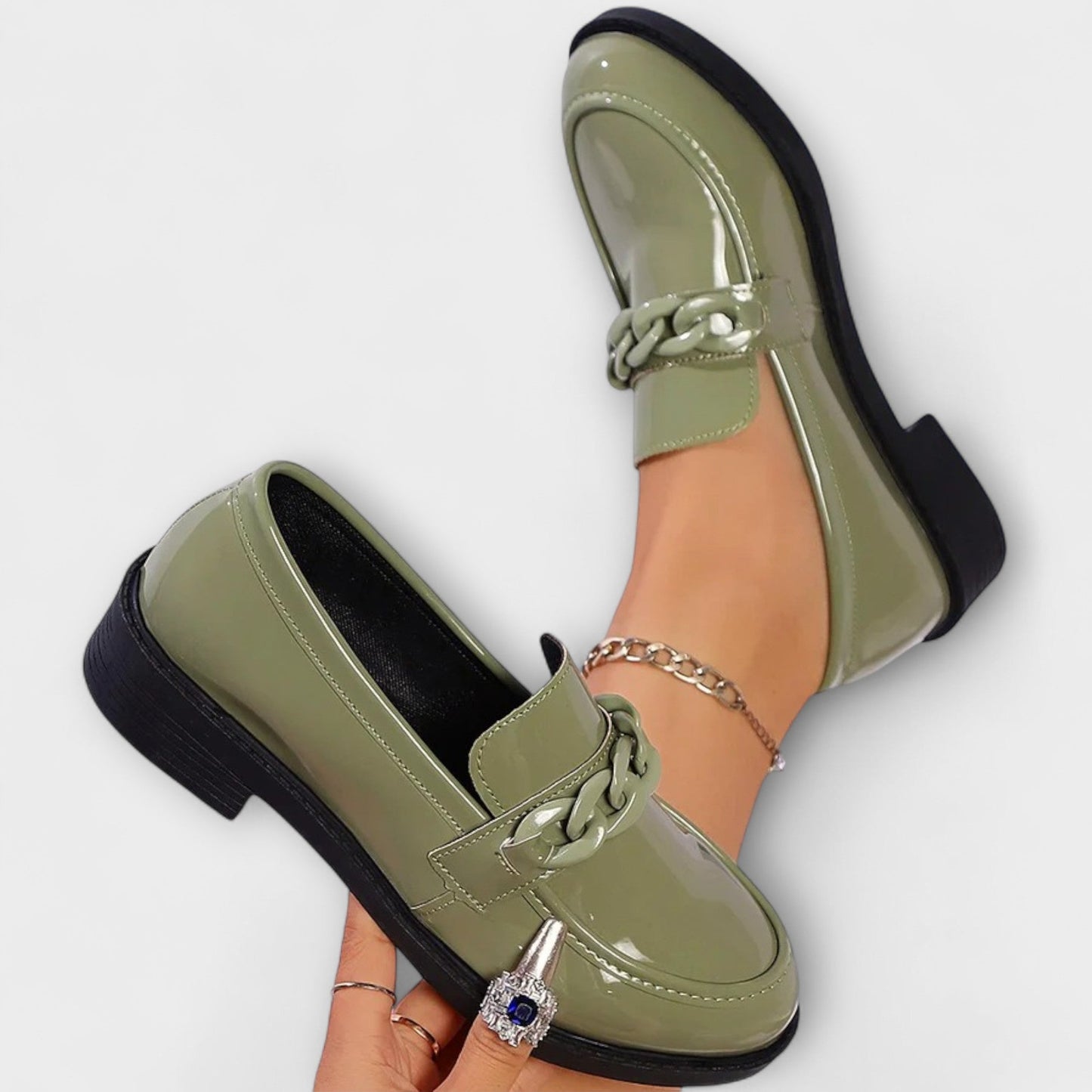 Léa | Mocassins Ronds Élégants