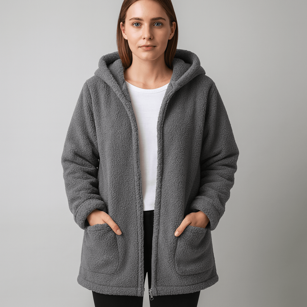 JANE - CONFORTABLE TEDDY COAT