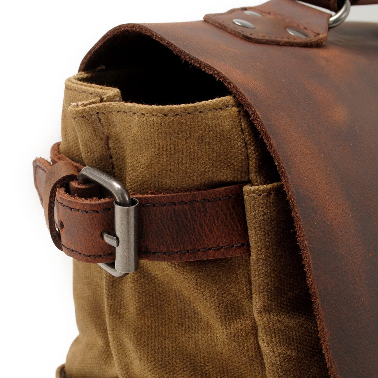 Alexander - Sac messager en toile vintage