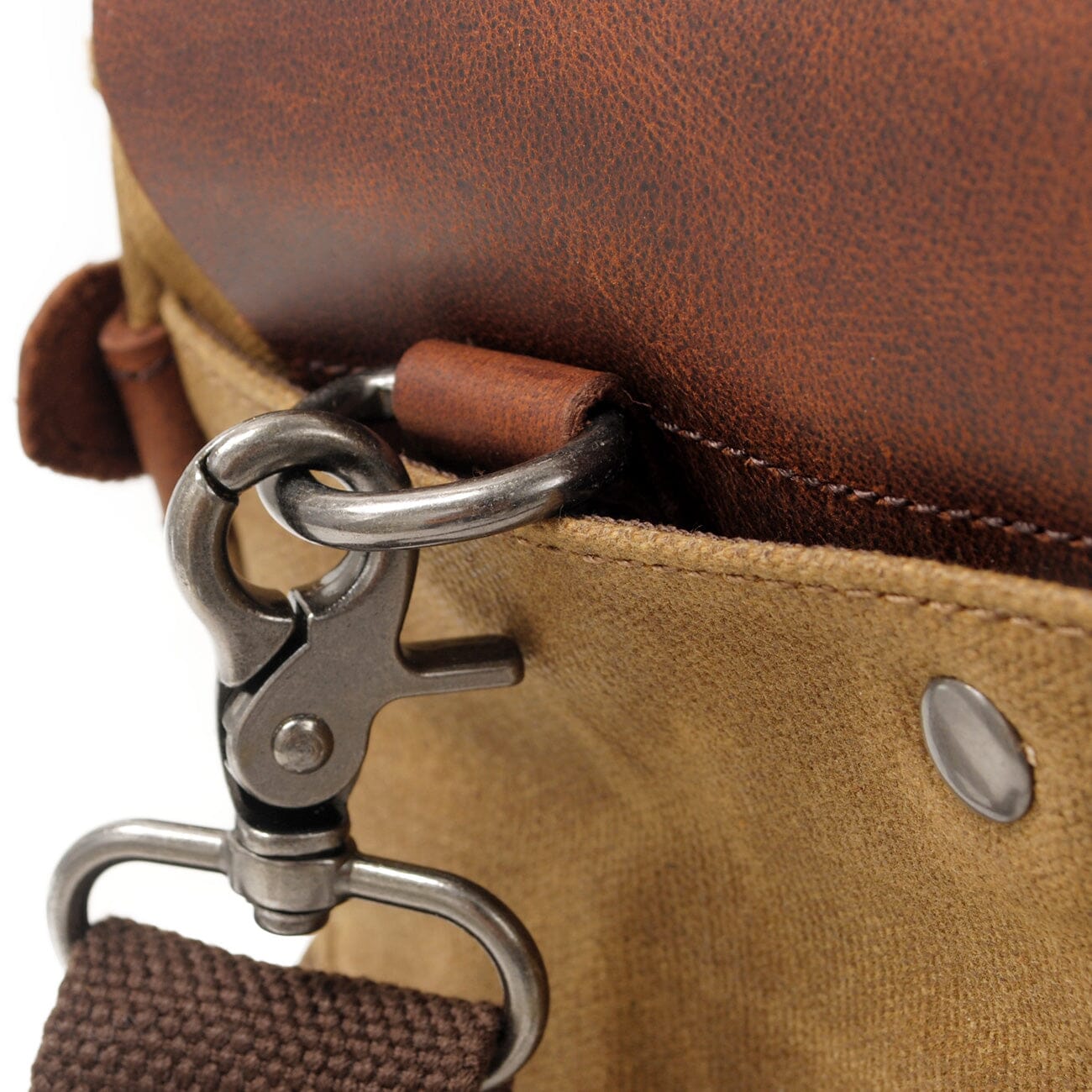 Alexander - Sac messager en toile vintage
