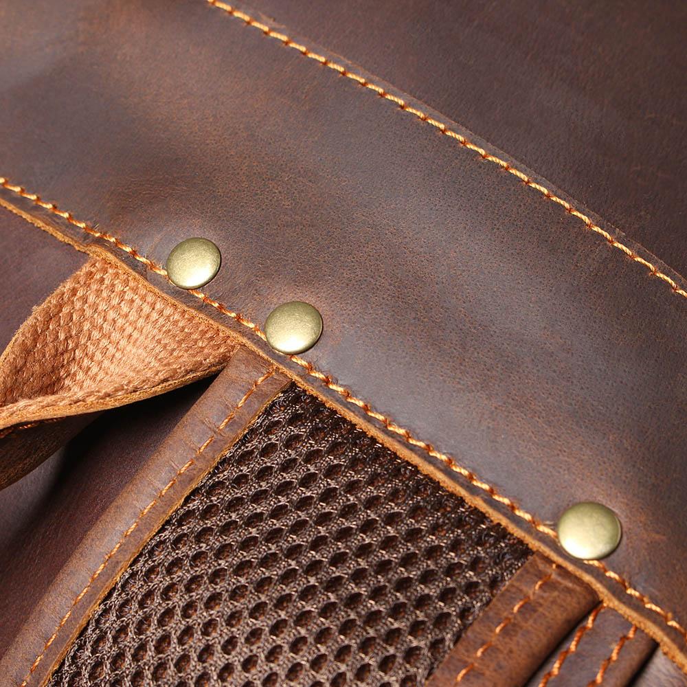 Robert - Sac à dos de voyage en cuir rétro