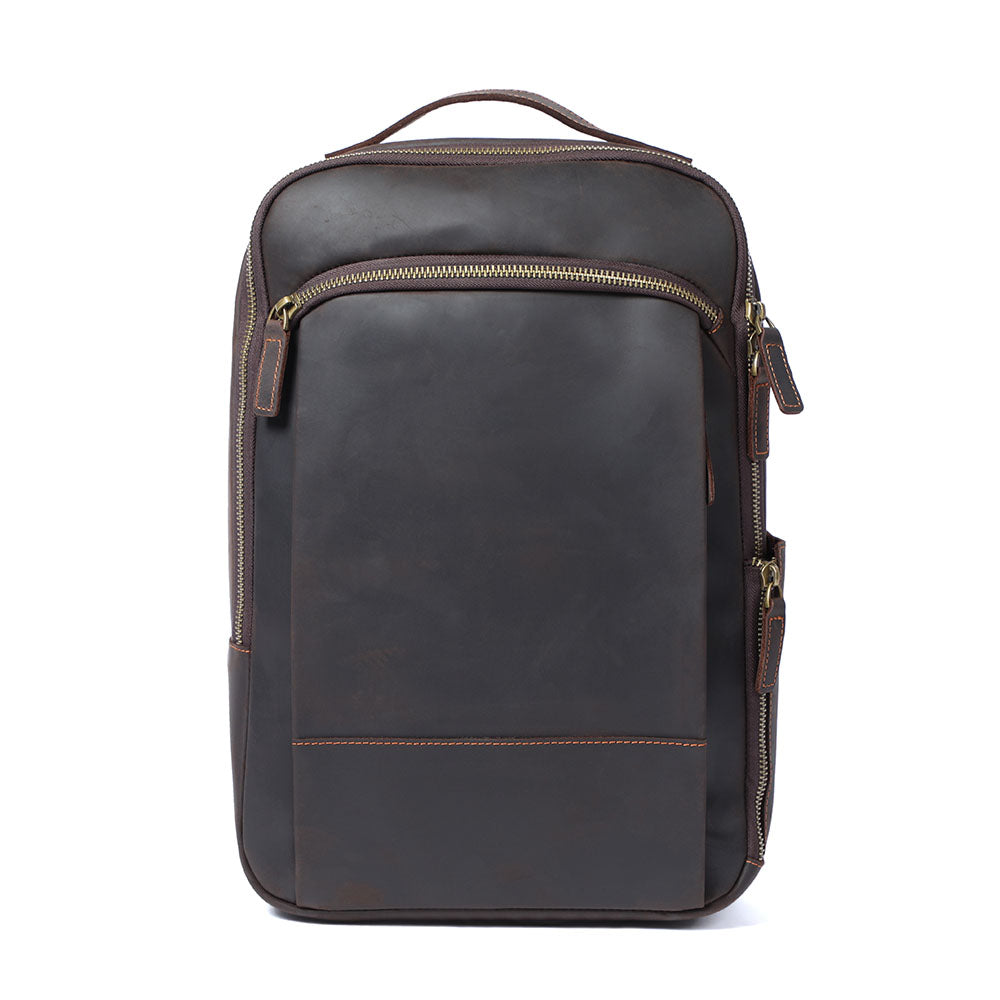 Andrew - Sac à dos en cuir pour ordinateur portable pour hommes